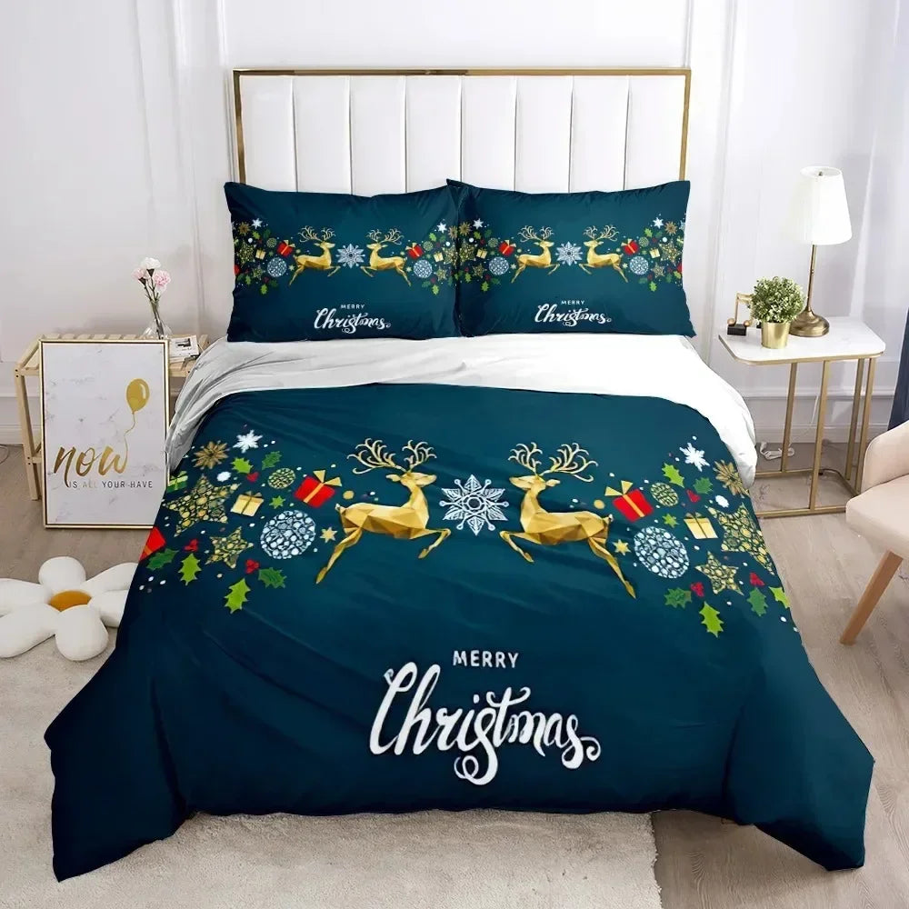 Variantes de couleurs disponibles pour la housse de couette Noël