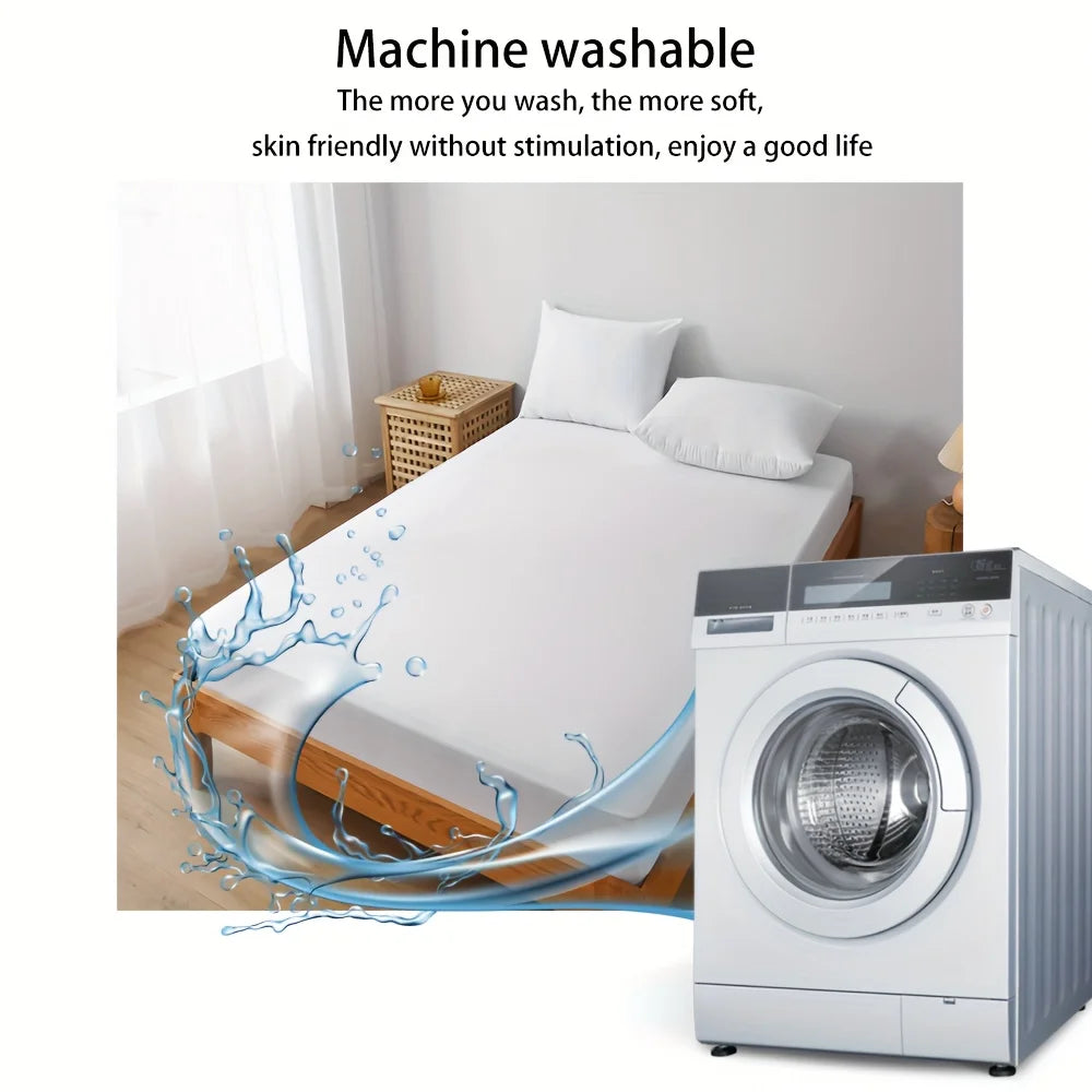 Drap-housse élastique ajusté parfaitement sur un matelas 160x200cm