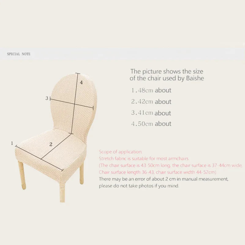 Housse de chaise blanche antidérapante pour mariage