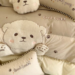 Ensemble housse couette ours mignon
