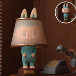 Figurine Labubu bleu profond kawaii collection