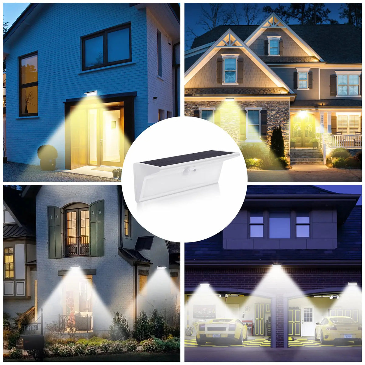Éclairage solaire jardin 4 modes