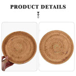 Accessoire déco naturel en rotin pour salon ou salle à manger