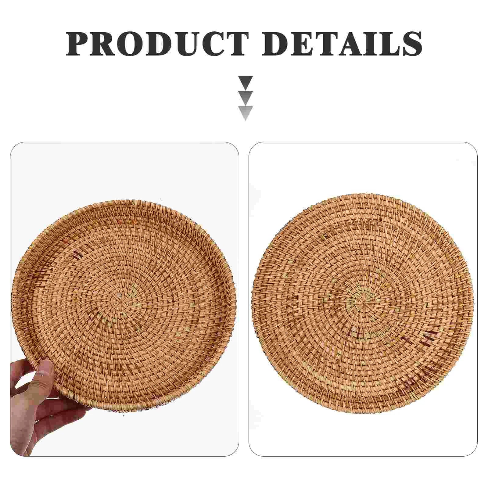 Accessoire déco naturel en rotin pour salon ou salle à manger