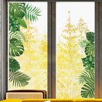 Autocollant mural plante verte pour chambre enfant