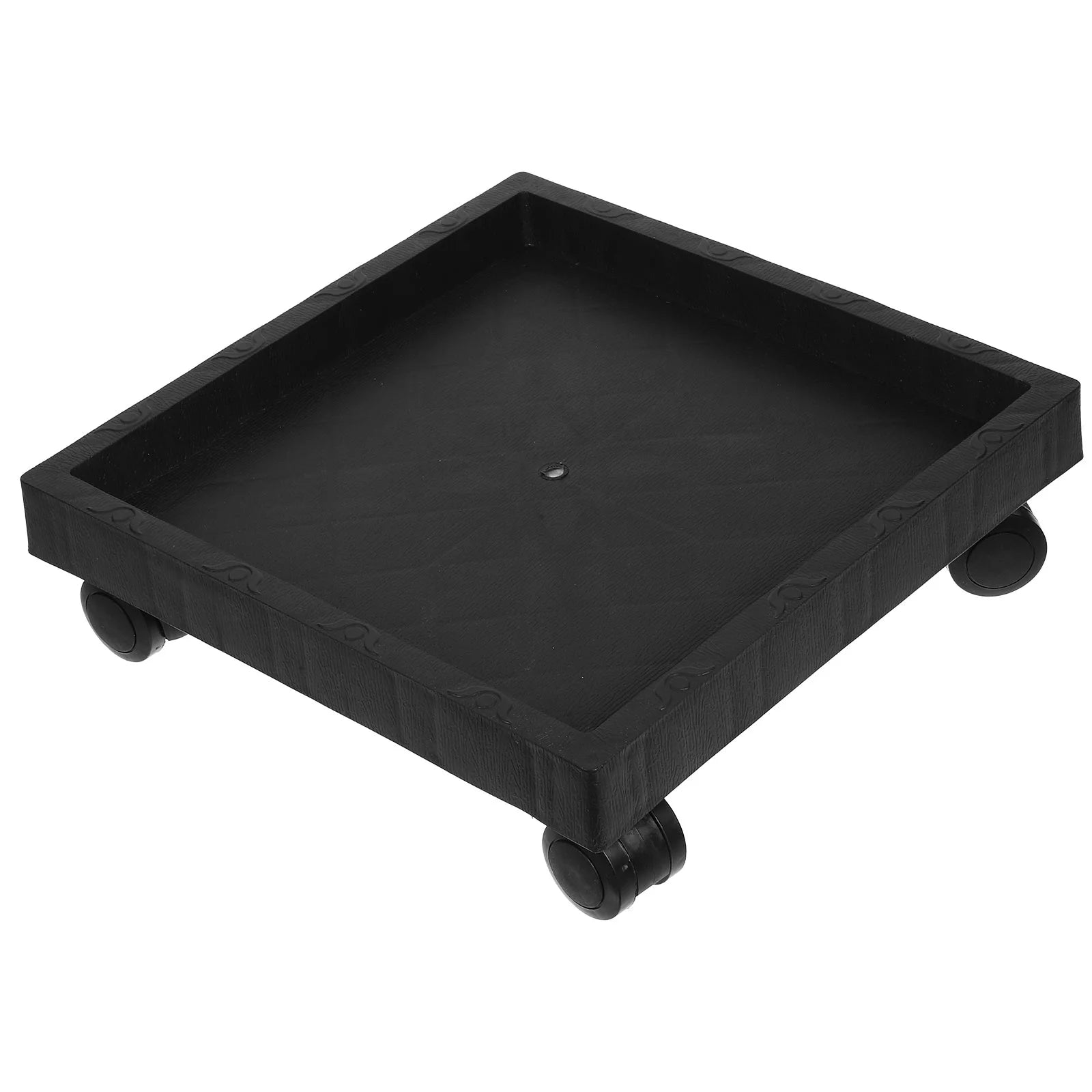 Plante sur roues - chariot de jardin rouge