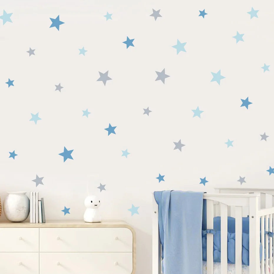 Autocollant étoiles sur fenêtre chambre bébé