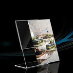 Cadre photo acrylique transparent avec design minimaliste