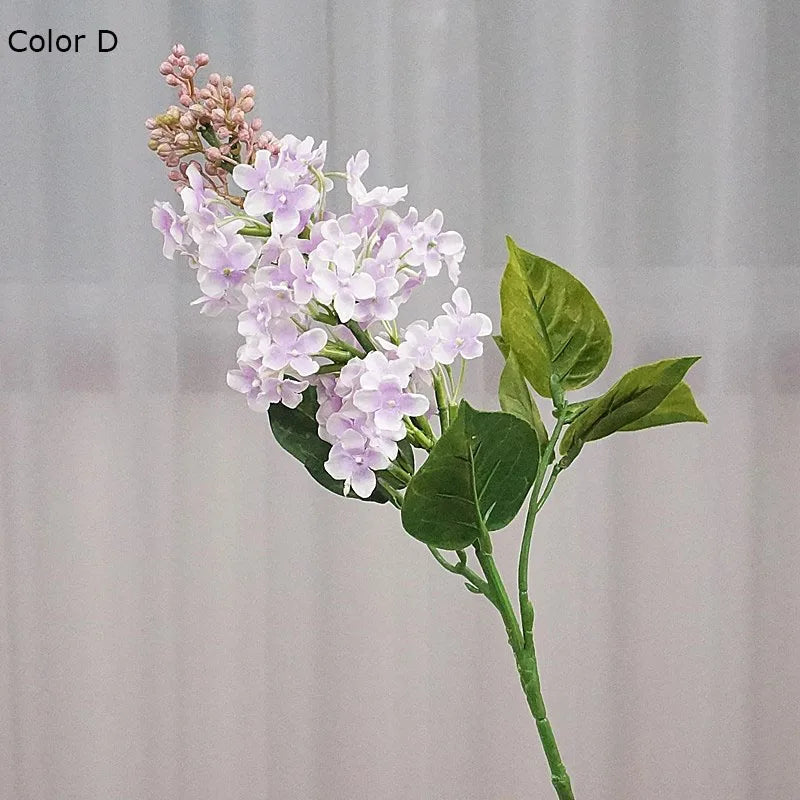 Branche de lilas artificiel brun pour intérieur