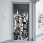 Sticker 3D porte chambre moderne