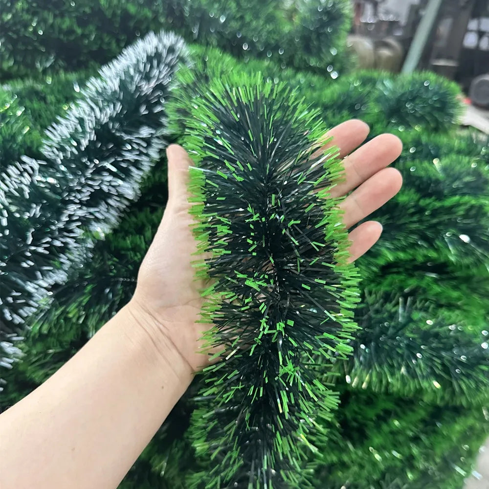 Détail du nœud papillon sur la guirlande de Noël