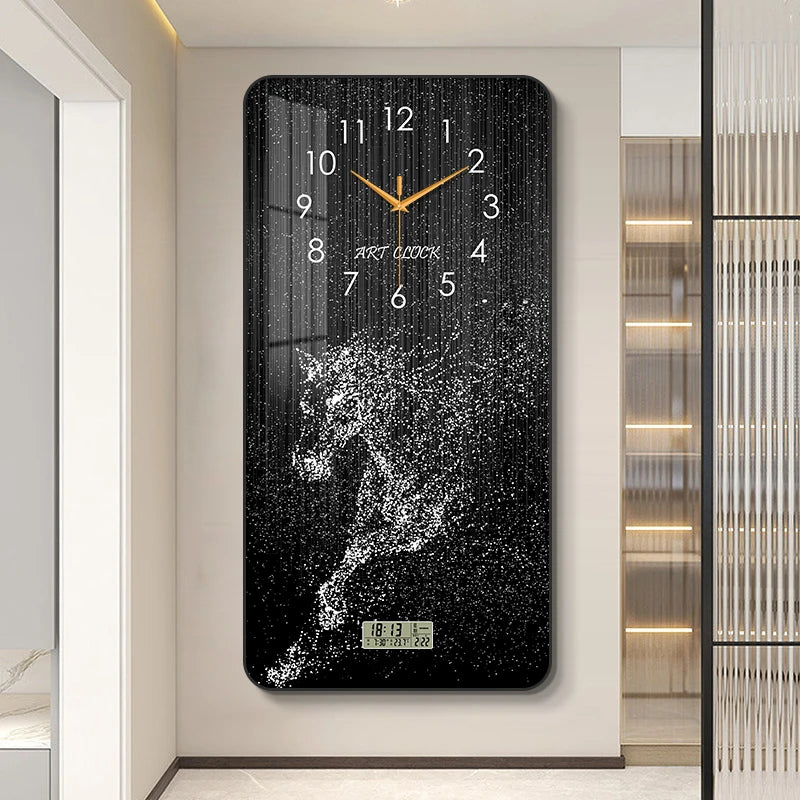 Horloge murale moderne blanche design pour salon