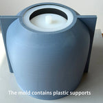 Moule silicone pour création de pots de fleurs