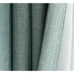 Rideau élégant vert pastel avec motif finement texturé, parfait pour ajouter une touche sophistiquée et apaisante à votre intérieur. Idéal pour un salon moderne ou une chambre apaisante.