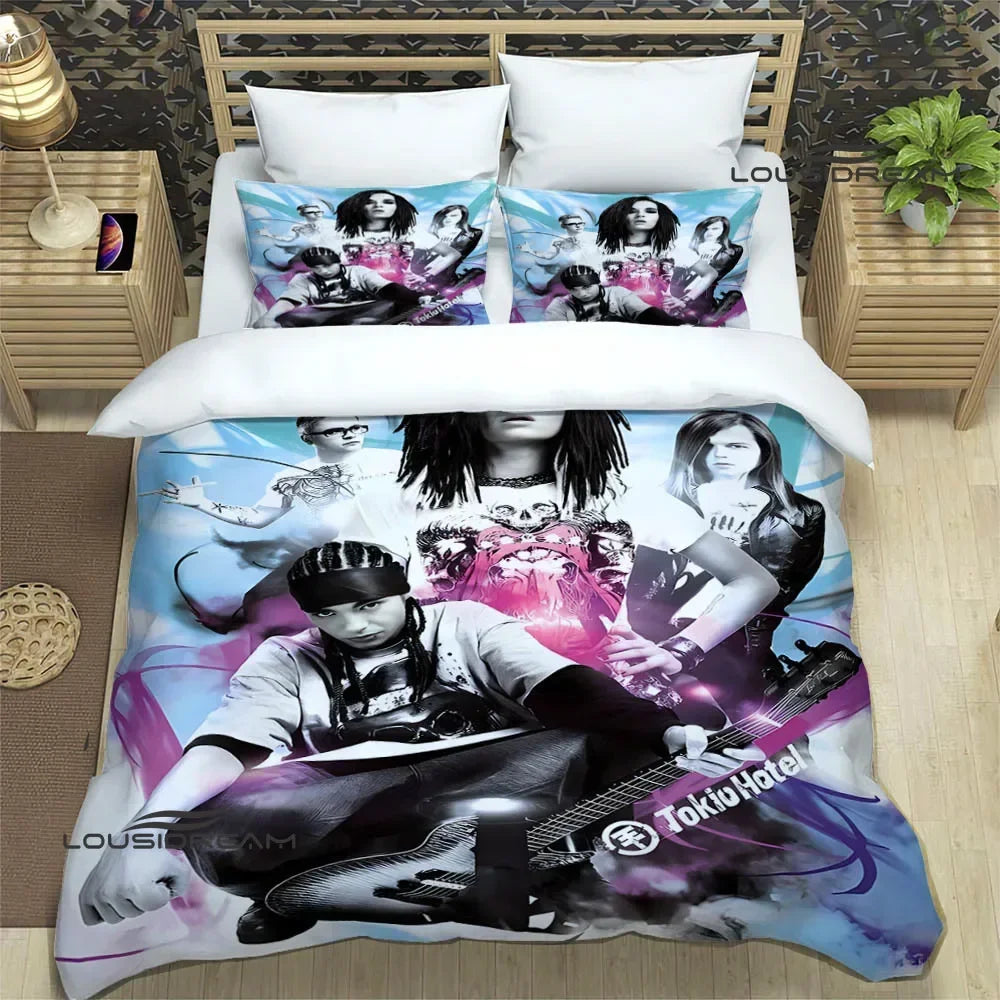 Housse de couette Tokio Hotel design groupe rock