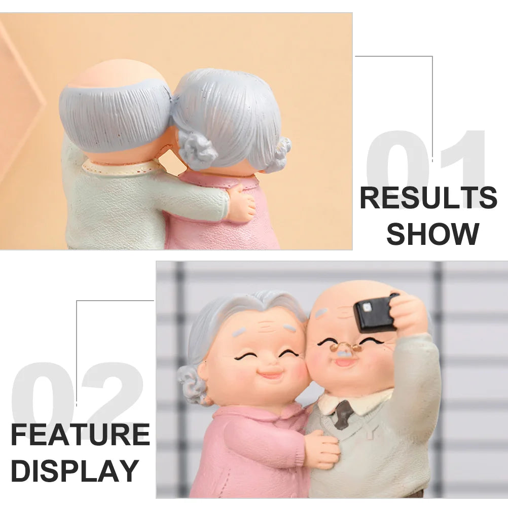 Cadeau anniversaire mariage figurine résine