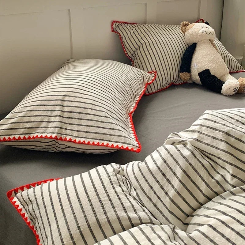 Texture douce du coton 100% de la literie
