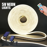 Bande LED néon avec éclairage blanc froid pour ambiance moderne