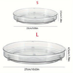 Plateau tournant Lazy Susan en plastique pour rangement épices