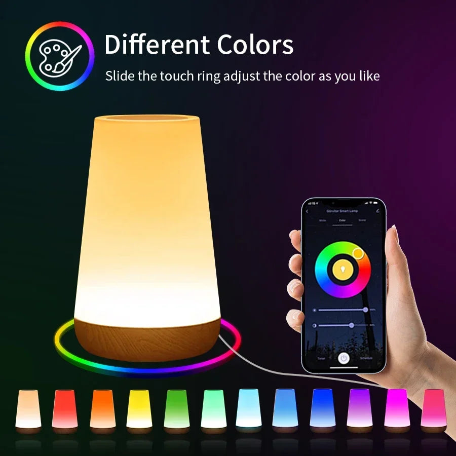 Contrôle de la lampe via application mobile sur smartphone