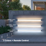 Applique murale extérieure LED RVB changeant de couleur