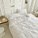 Ensemble literie housse de couette et taies d'oreiller
