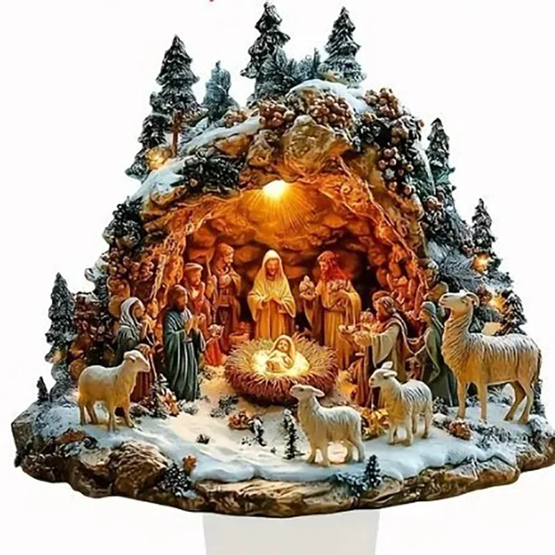 Ornement de centre de table moderne pour décoration de Noël
