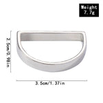 Rond de serviette en acier inoxydable doré