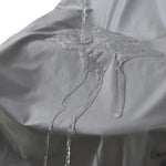 Housse de tête de lit noire imperméable détaillée