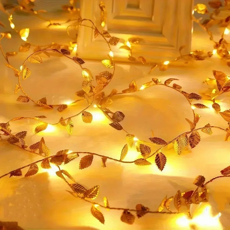 Guirlande lumineuse lierre décoration intérieur