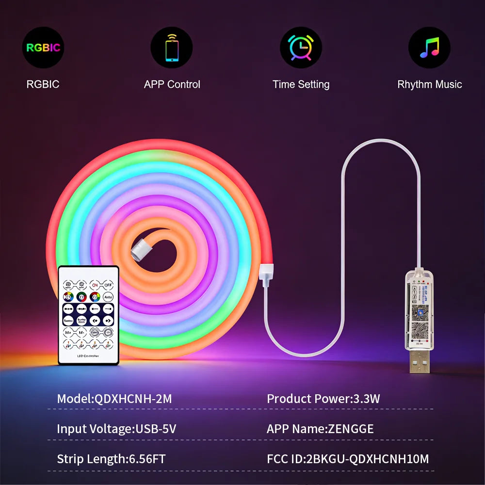 Télécommande du ruban LED RGB avec différents boutons de réglage