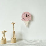 Horloge murale bois scandinave brun