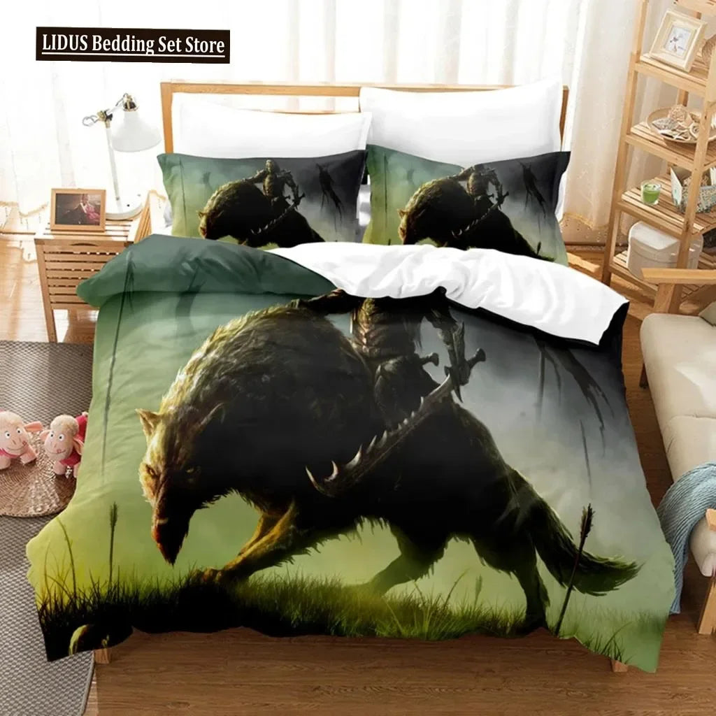 Housse de couette World of Warcraft impression 3D violette