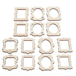 Kit de 40 cadres photo inachevés pour créations artisanales
