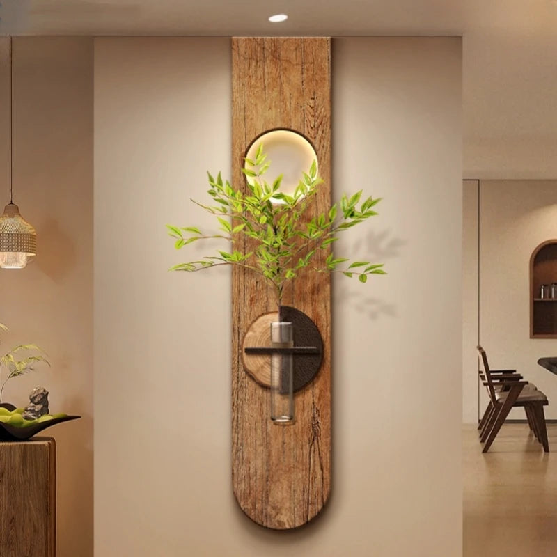 Éclairage chaud d'une lampe murale LED en cuisine moderne