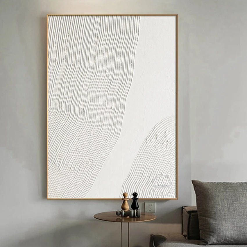 Peinture abstraite moderne sur toile sans cadre pour décoration murale