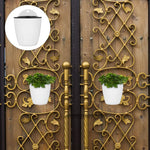 Accessoire déco intérieur pot mural rouge