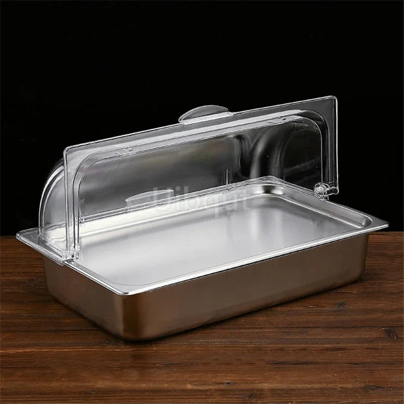 Accessoire de décoration intérieure en acier inoxydable pour buffet froid