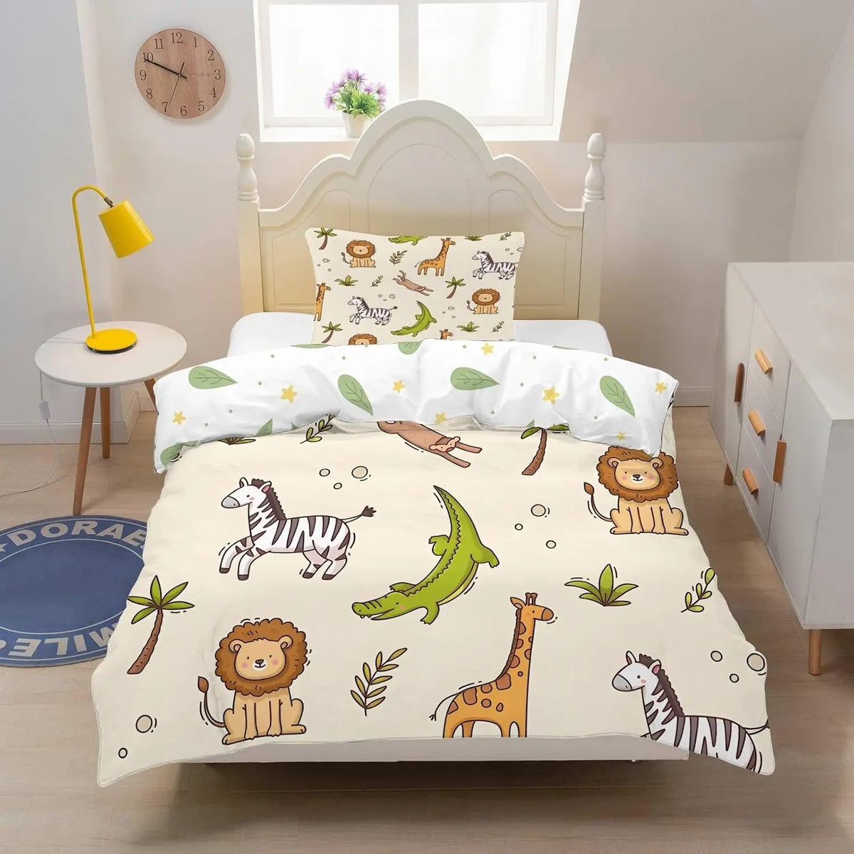 Ensemble de literie animaux de la jungle