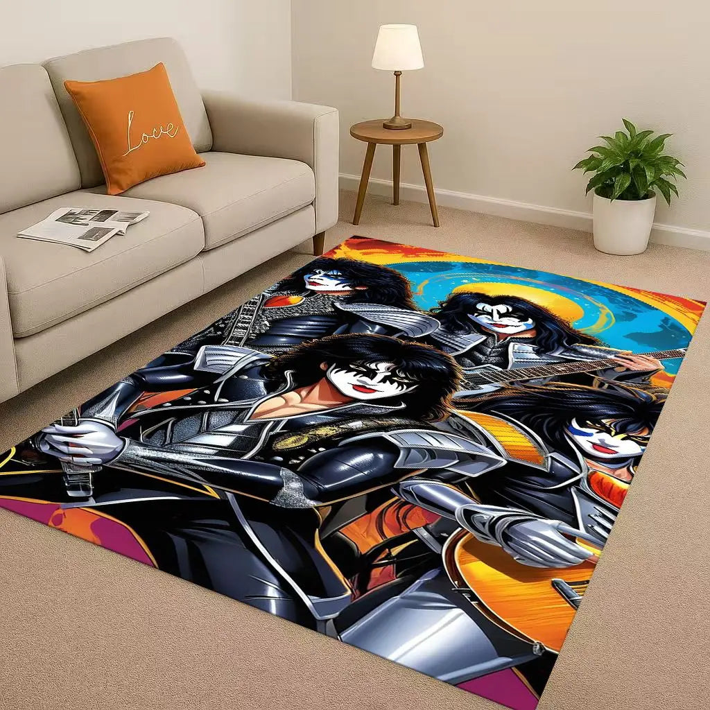 Tapis antidérapant Kiss gris clair