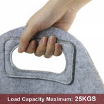 Panier en feutre pliable pour rangement ouvert