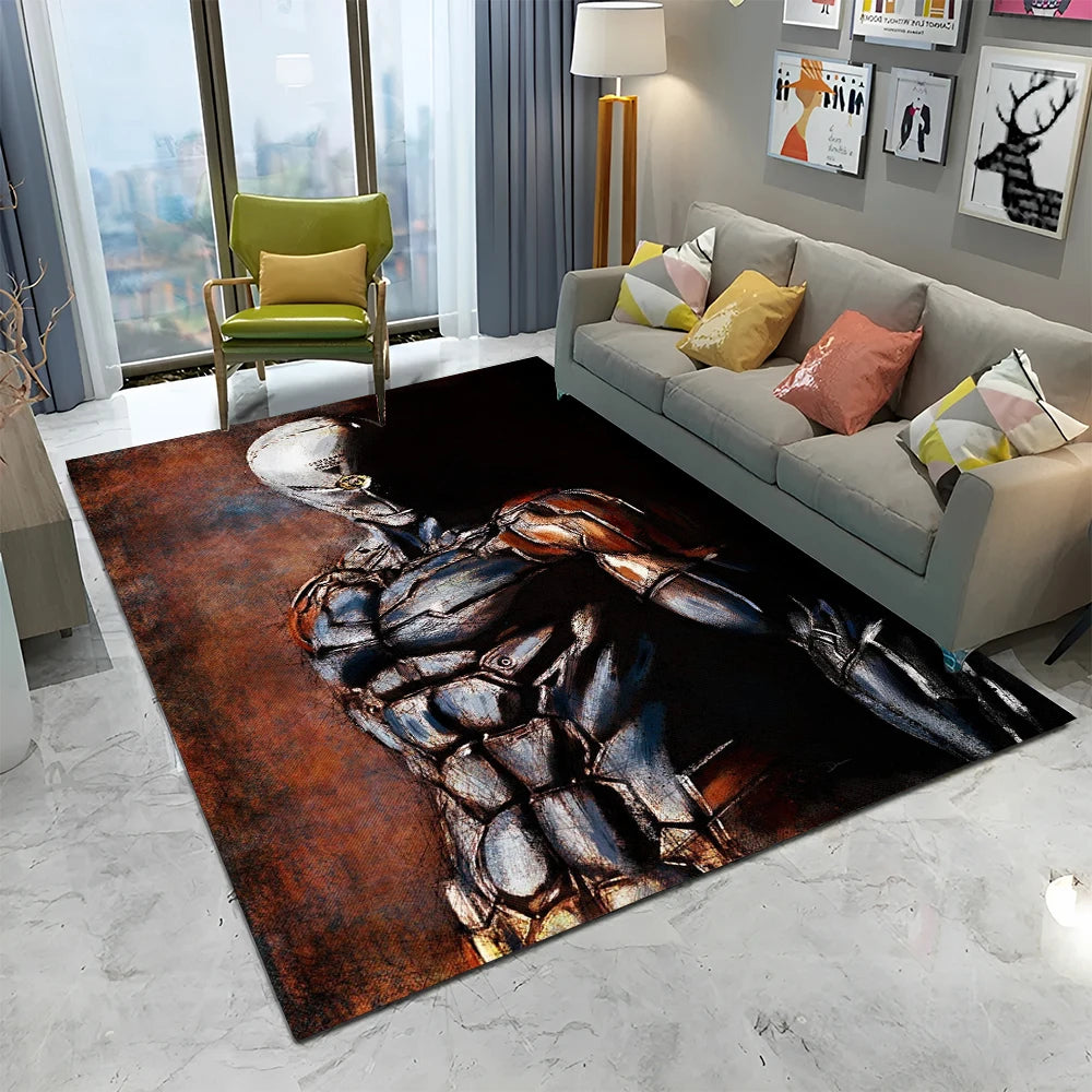 Tapis de sol moderne avec personnage de jeu pour chambre