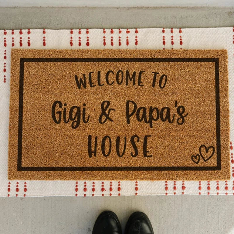 Tapis de bienvenue personnalisé pour grand-mère
