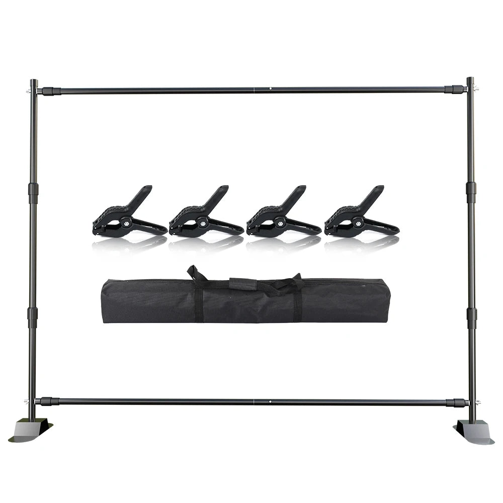 Cadre photo support fond 2.4x3m noir
