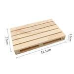 Sous-verres en bois pin résistants à la chaleur