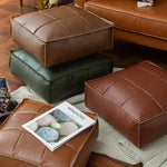Housse de pouf marocain jaune pour décoration