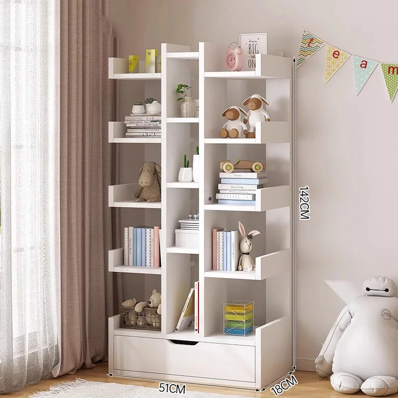 Rangement livres manga couleur rouge