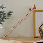Compte à rebours Noël Père Noël grimpant