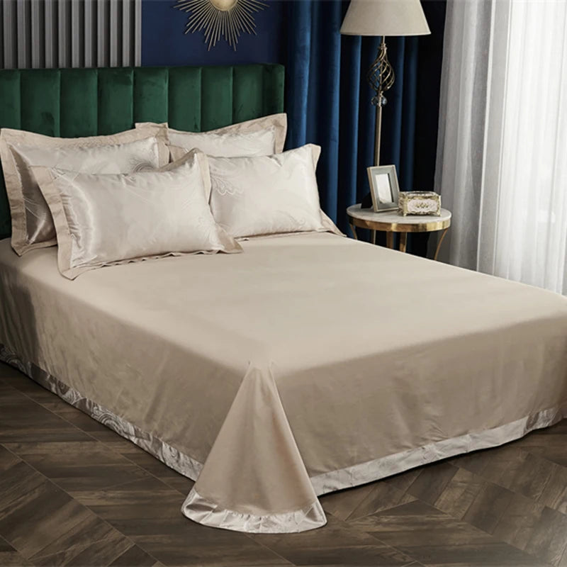 Détail du tissu jacquard floral de la parure de lit Ombre Interieur