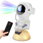 Projecteur galaxie veilleuse USB sur une table de nuit